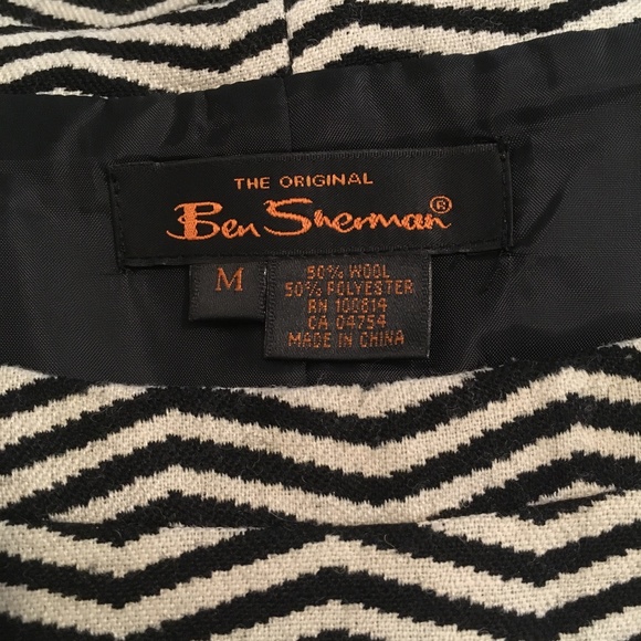 Ben Sherman Mod Retro Shift Chevron Dress - Picture 3 of 7